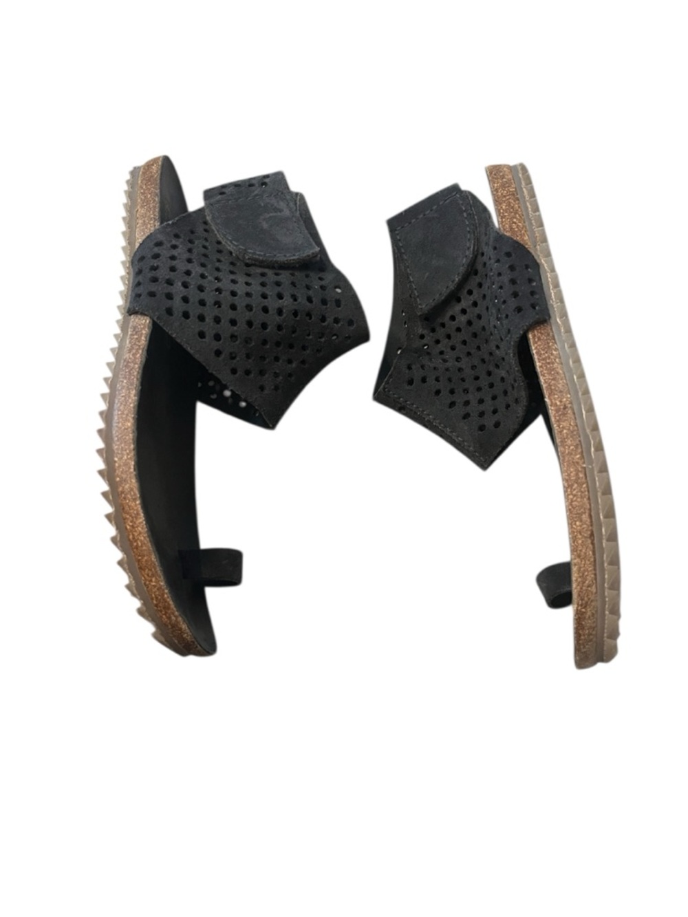 Pedro Garcia Ankle Cuff Sandals "Verena" Women’s Black Sz 9 - Picture 3 of 10